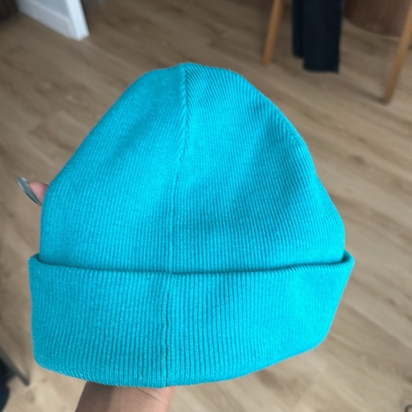 Rag & Bone Addison Beanie in Teal - Picture 3 of 4